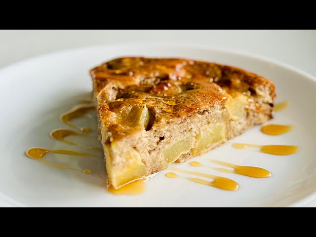 You will be surprised at how few CALORIES it contains! Apple cake without sugar and flour!