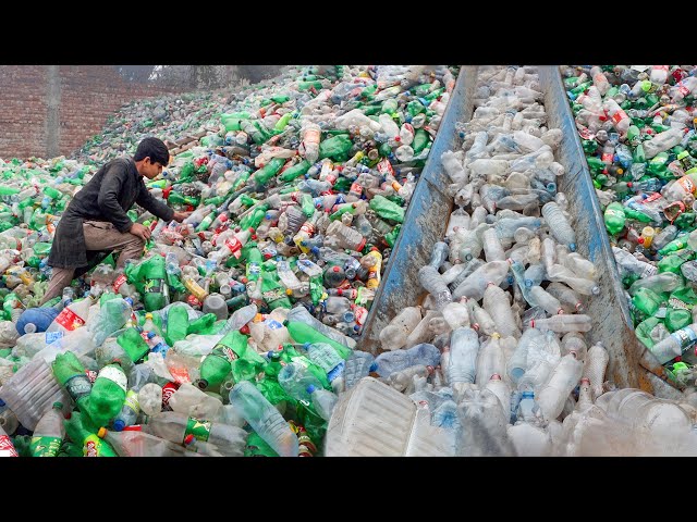 How They Recycle Waste Plastic Bottles & Manufactured New Bottles | Mass Production Process