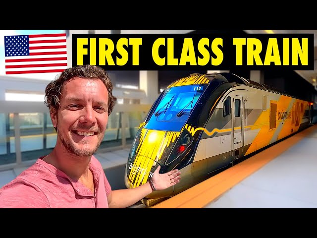 USA'S $37 HIGH SPEED TRAIN IN FLORIDA (BRIGHTLINE) 🇺🇸 ANY GOOD?