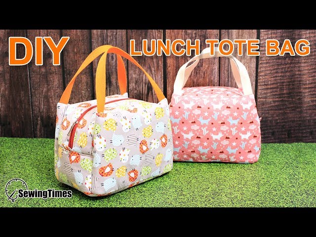 DIY Lunch Tote Bag 도시락 가방만들기 | Weekend Picnic Hand Bag Tutorial [sewingtimes]
