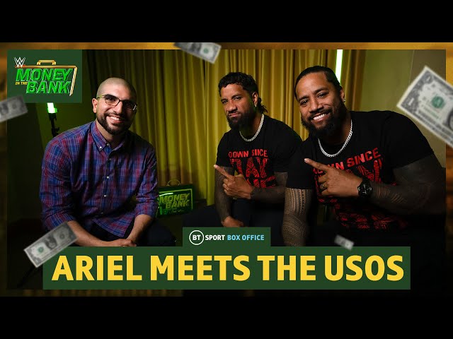 Ariel Meets: The Usos ☝️ Rare Jey & Jimmy Sit Down Ahead Of Money In The Bank Bloodline Civil War 🔥