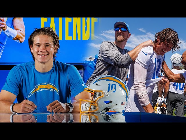 Justin Herbert’s First 24 Hours As Highest-Paid NFL Player | LA Chargers