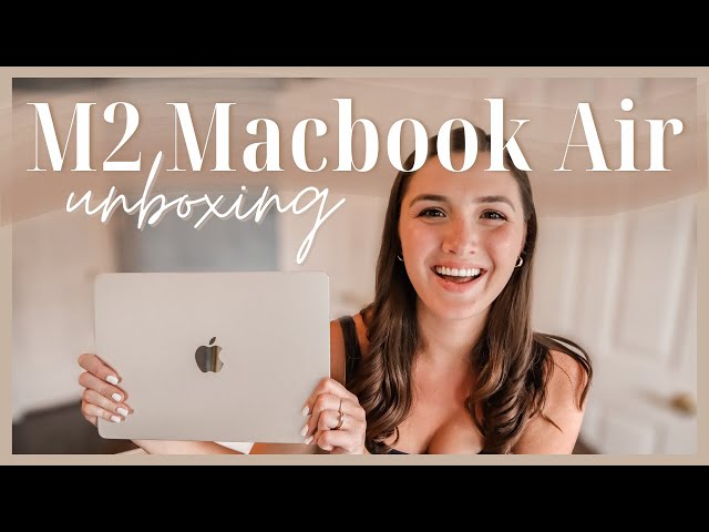 NEW Macbook Air M2 Starlight Unboxing, First Impressions & Quick Setup | M2 Macbook Air 2022