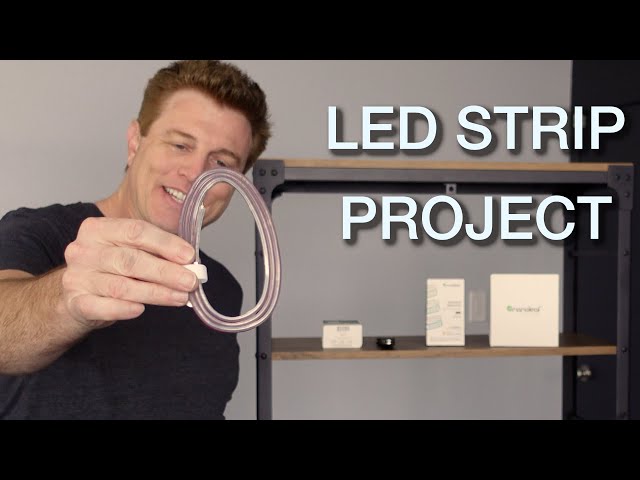 My Nanoleaf LED Strip Shelf Project