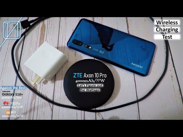 ZTE Axon 10 Pro Wireless Charging Speed Test - What's the actual Wattage?
