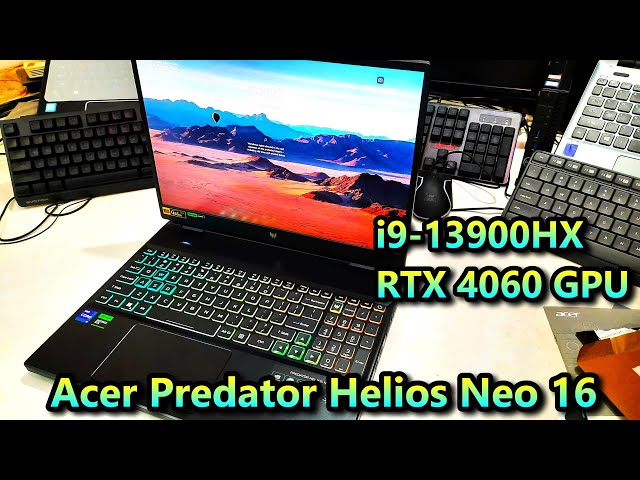 Acer Predator Helios Neo 16 with i9-13900HX & RTX 4060 GPU - Quick Unboxing