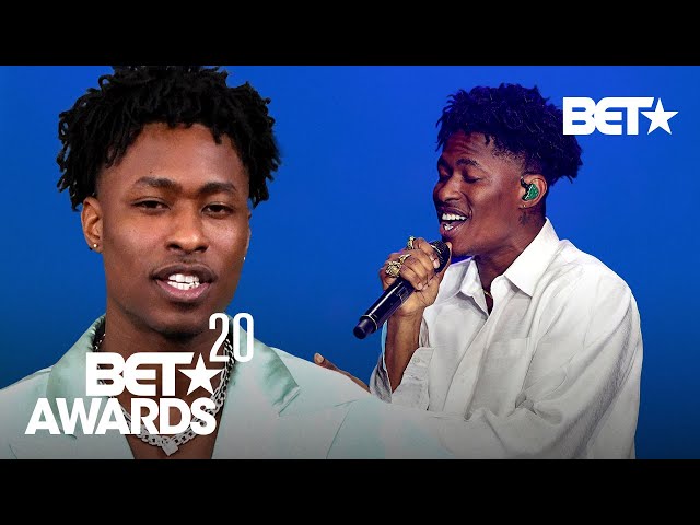 Singer Lucky Daye Describes His Transition From Behind The Pen To Front Stage | BET Awards 20