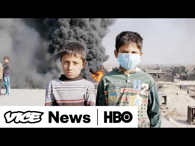 ISIS Sets Fire to Oil Wells in Qayyarah (HBO)