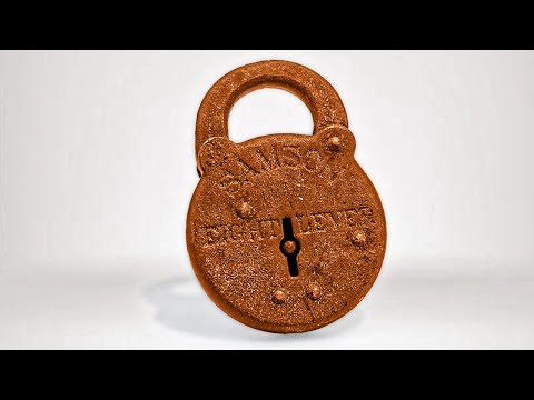 I Restore A 1929 Rusty Lock With Broken Key