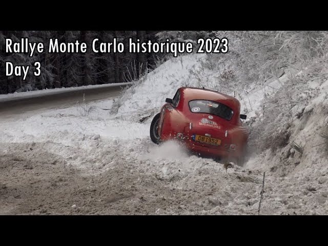 Rallye Monte Carlo Historique 2023 [HD] - DAY 2 Mistake