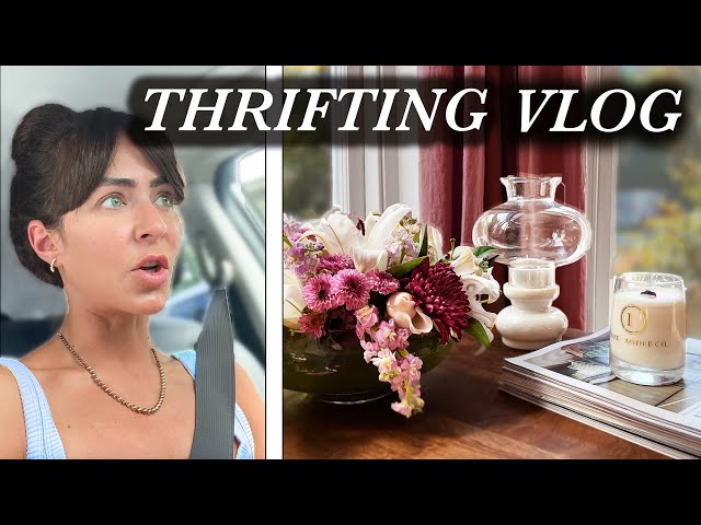 THRIFT with me! Salvage yard thrifting for home decor