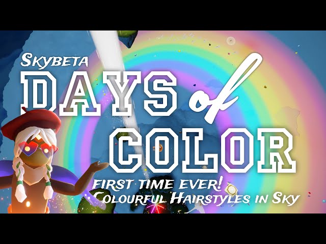 New Items: Days of Color & Rainbow Race Track - SkyBeta | Sky Children of the Light | Noob Mode
