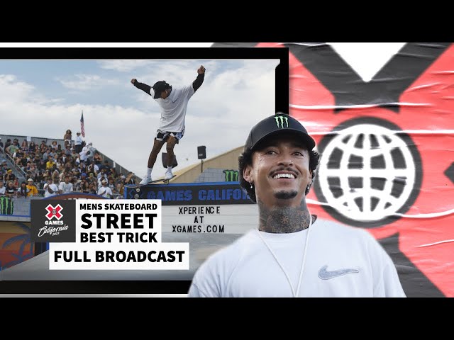 Men’s Skateboard Street Best Trick: FULL COMPETITION | X Games California 2023
