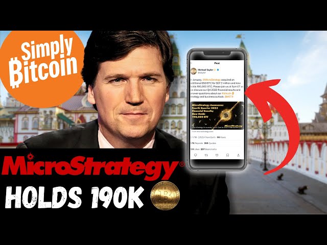 Microstrategy Buys 850 Bitcoin! | Tucker Interviews Putin?