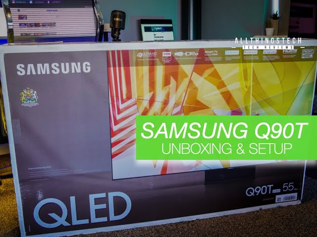 NEW Samsung Q90T / Q95T 2020 QLED Unboxing & Setup