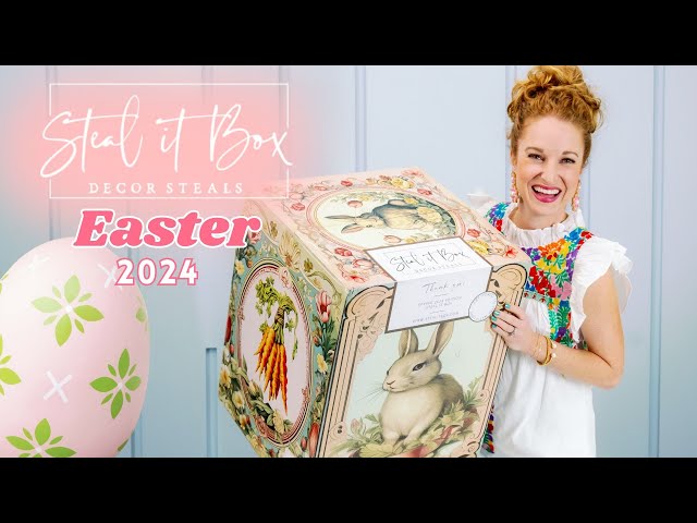 🐰Happy Easter 🐣 Steal it Box Easter | Decor Steals Easter 2024 Box Unboxing