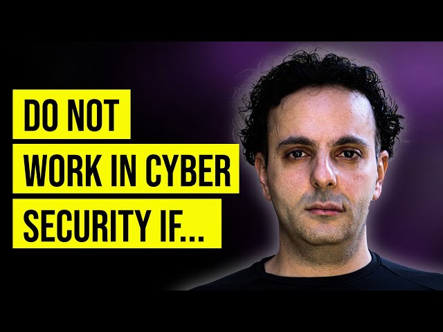 Top 5 Reasons Not to Become a Cyber Security professional