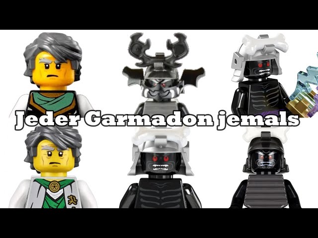 Jede LEGO Ninjago Garmadon Minifigur, die JEMALS hergestellt wurde 2011-2021 #shorts