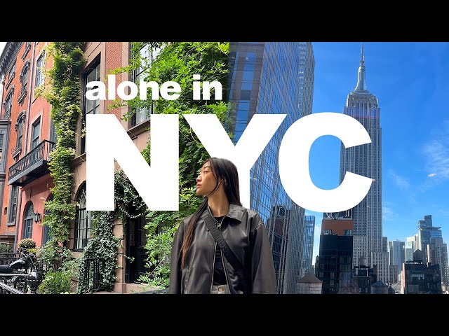 MY FIRST SOLO TRIP TO NYC | exploring the city, vintage shopping, best bagels 🚕