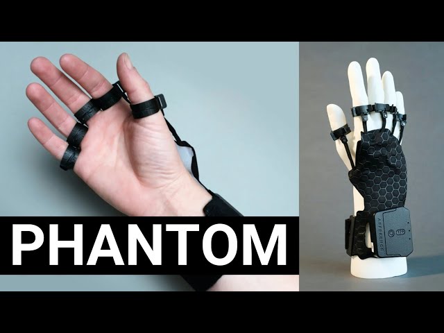 Afference Phantom VR Glove Creates Artificial Touch Sensations With Rings On Your Fingers