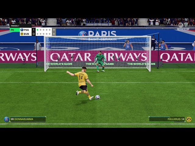 EA FC 24 - Penalties - Paris Saint-Germain vs Borussia Dortmund [4K]