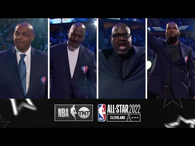 The NBA 75th Anniversary Ceremony at All-Star Was Legendary | NBA on TNT