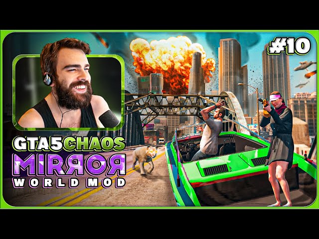 GTA 5 MIRROR WORLD Chaos Speedrun! - Viewers Randomly Mod The Game In A Reversed Los Santos! S07E10
