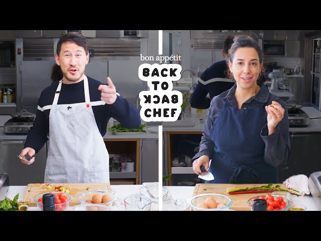 Markiplier Tries to Keep Up with a Professional Chef | Back-to-Back Chef | Bon Appétit