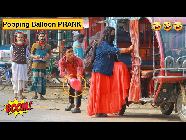 Best of Popping Balloon Prank -Funny REACTION | Ting Fun PRANK 2023 | ComicaL TV