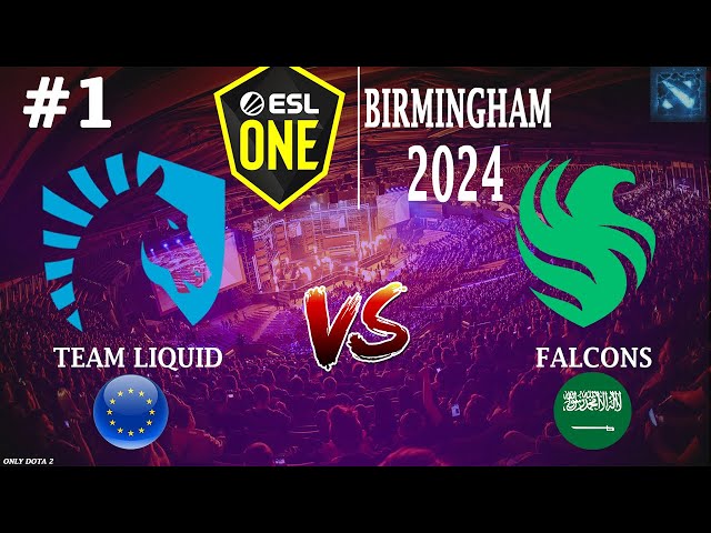 ГЛАВНЫЙ БОЙ ВЕЧЕРА! | Liquid vs Falcons #1 (BO3) ESL One Birmingham 2024