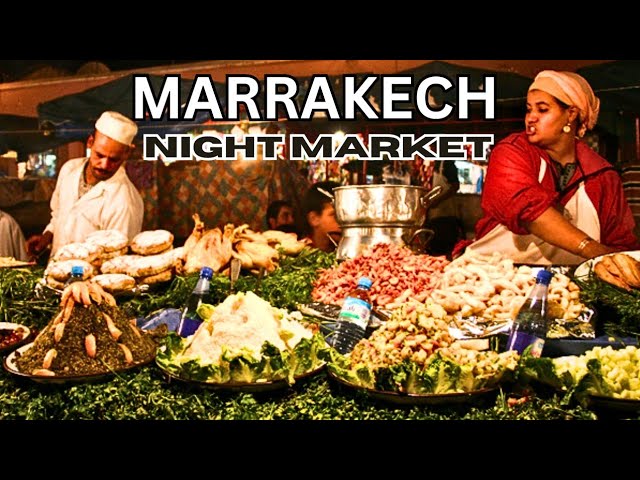Marrakech, Morocco 🇲🇦 — The Biggest Night Market in Marrakech: Jemaa El Fna Walking Tour
