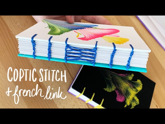 DIY Coptic Stitch & French Link Bookbinding Tutorial | Sea Lemon