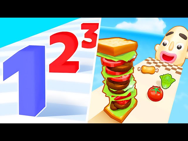 Sandwich Runner | Number Master - All Level Gameplay Android,iOS - NEW APK BIG UPDATE