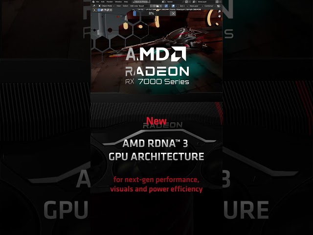 AMD Radeon RX 7900 Series for Blender - Made for Creators