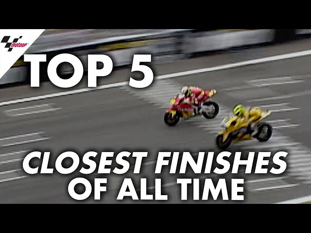 Top 5 closest finishes in MotoGP™️!