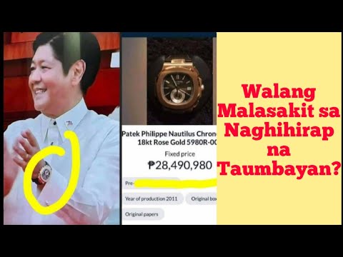 VAD LIVE: Proper, Legal & Morally Right for Marcos to Display P28.4 million Watch in Inauguration?