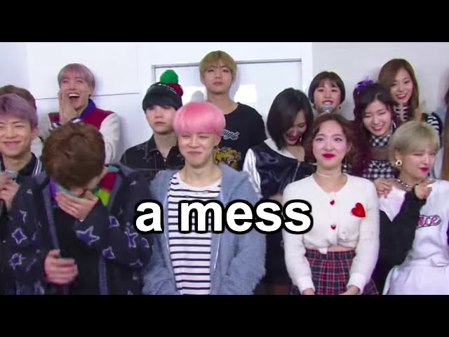don't put bts & twice in the same room