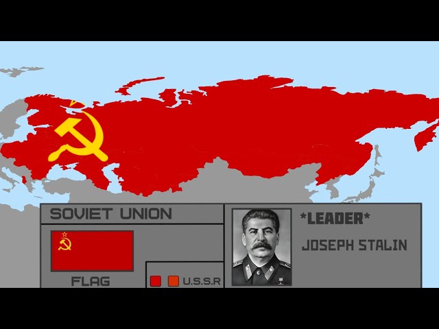 The Expansion of Soviet Union : Timeline (1922-1991) Every Year