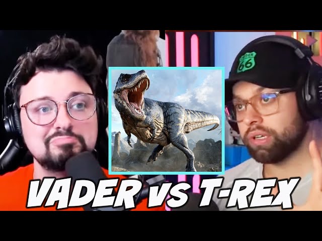 Who Wins in a Fight: Darth Vader vs 100,000 T-Rexes?