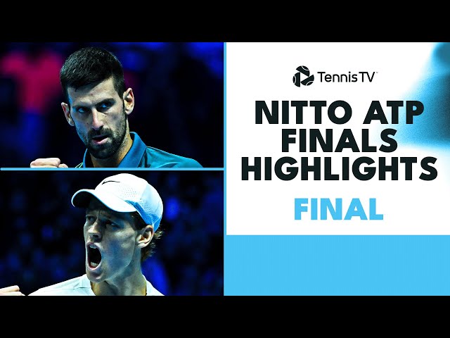 Novak Djokovic vs Jannik Sinner For The Title! 🏆 | Nitto ATP Finals 2023 Final Highlights