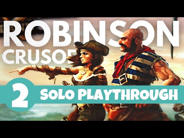 Jenny Needs Help! | Part 2 | Robinson Crusoe Board Game | Solo Playthrough | How to Play