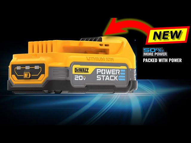 DeWalt Announces NEW Powerstack Battery 50% MORE POWER DCBP034C