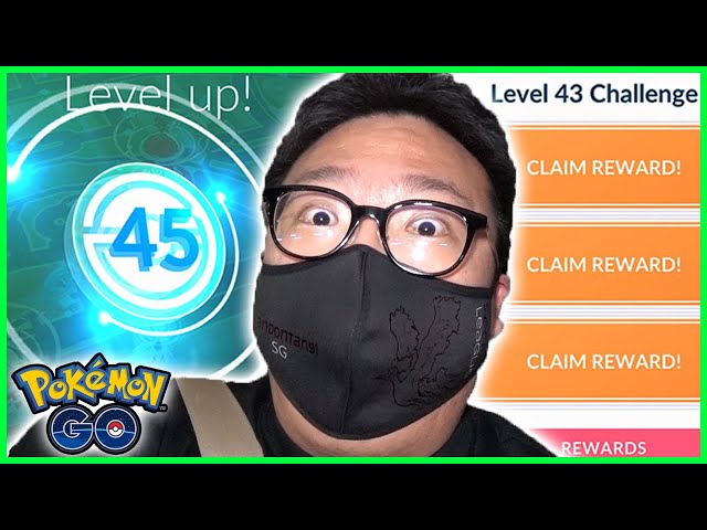 I HIT LEVEL 45 AND GOT SOME SPECIAL CHALLENGES IN POKEMON GO