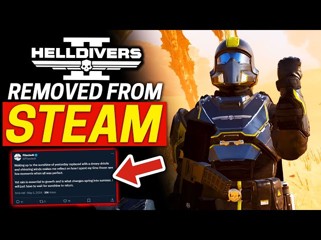 Helldivers 2 REMOVED from 100 Countries on Steam - PSN Backlash