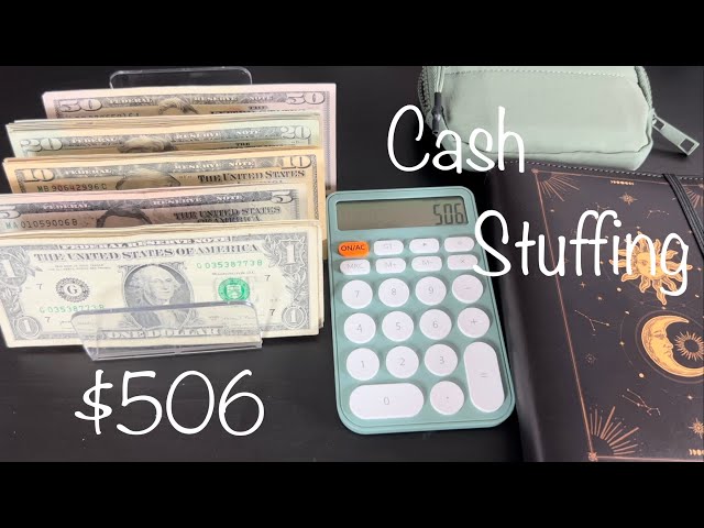 Cash Envelope Stuffing $506! Bi-Weekly Pay | Zero-Based Budget
