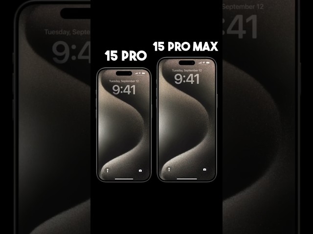 iPhone 15 Pro & 15 Pro Max what’s new? #shorts #iphone15pro