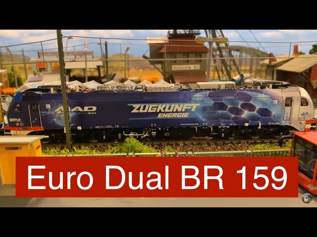 Euro Dual BR 159 BSAS „Zugkunft Energie“ with container train
