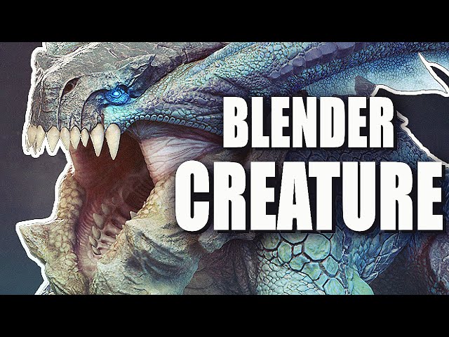 Blender - Game CREATURE Timelapse