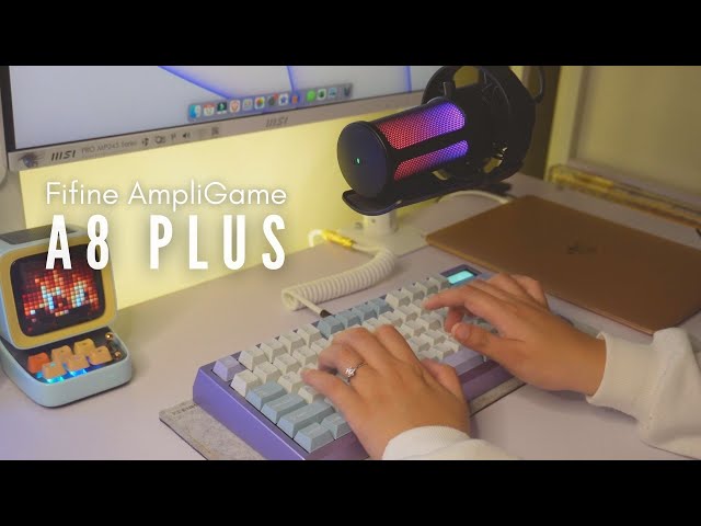 Keyboard ASMR with Fifine AmpliGame A8 Plus