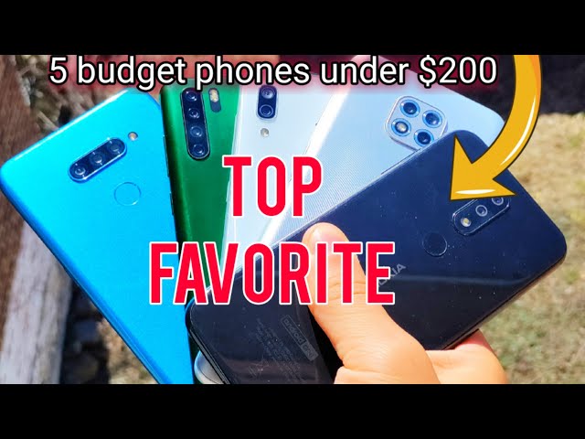 Top 5 Unlocked budget phones under $200 | Top favorite phones in 2021!